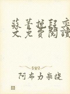 苏菁挽段奕洲全文免费阅读最新章节封面