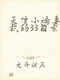 天价小娇妻,总裁的33日索情全文免费