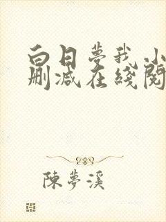 白日梦我小说无删减在线阅读