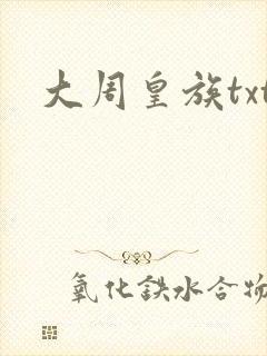 大周皇族txt