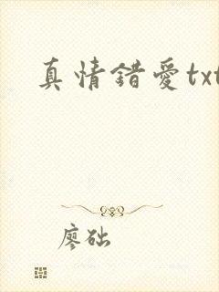 真情错爱txt