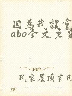 因为我误会glabo全文免费阅读