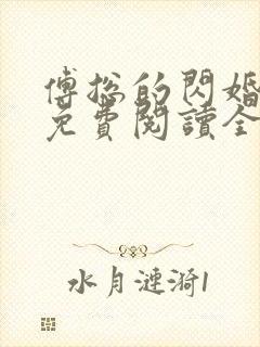 傅总的闪婚新妻免费阅读全文