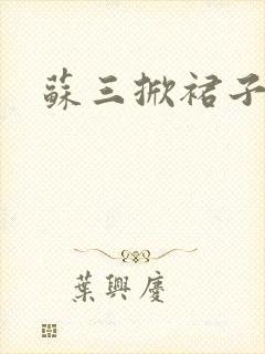 苏三掀裙子
