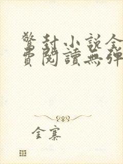 惊封小说全文免费阅读无弹窗封面