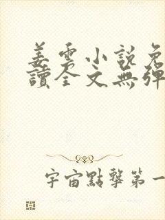 姜云小说免费阅读全文无弹窗