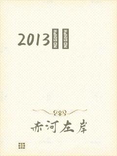 2013С˵封面
