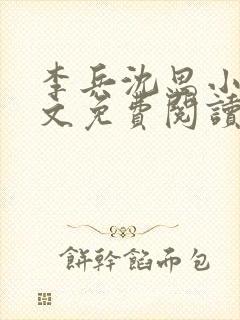 李兵沈思小说全文免费阅读最新章节