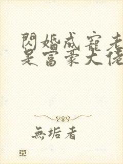 闪婚成宠老公竟是富豪大佬