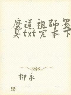 魔道祖师墨香铜臭txt完本下载