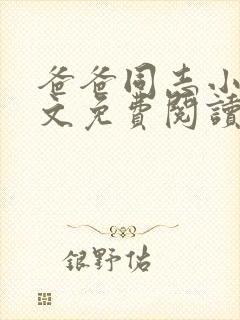 爸爸同志小说全文免费阅读封面