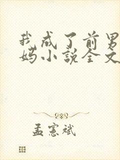 我成了前男友后妈小说全文阅读封面