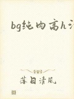 bg纯肉高h污