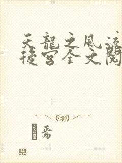 天龙之风流猎艳后宫全文阅读