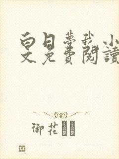 白日梦我小说全文免费阅读笔趣阁