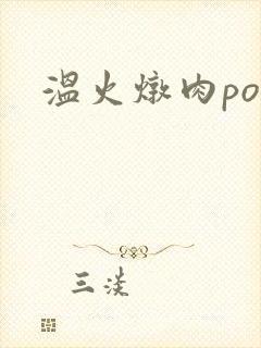温火炖肉pop封面