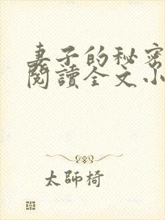 妻子的秘密免费阅读全文小说