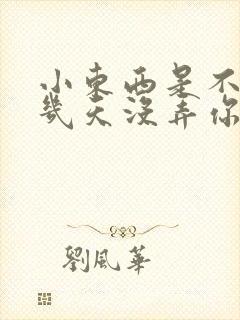 小东西是不是好几天没弄你了封面