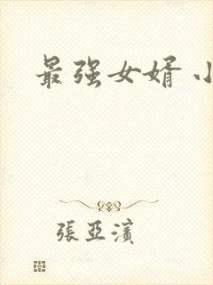 最强女婿 小说