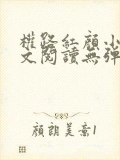 权路红颜小说全文阅读无弹窗