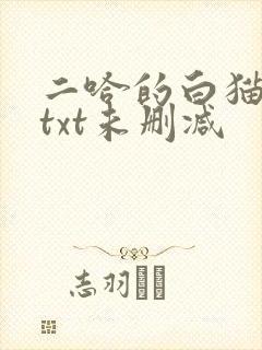 二哈的白猫师尊txt未删减封面