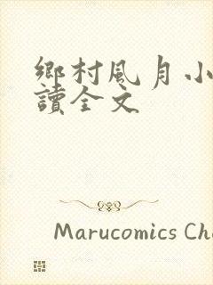 乡村风月小说阅读全文