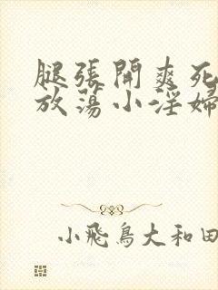 腿张开爽死你个放荡小淫妇文