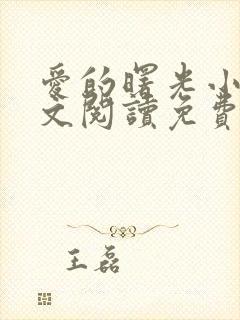 爱的曙光小说全文阅读免费无弹窗