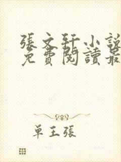 张文轩小说全文免费阅读最新章节
