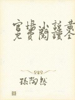 官场小说黄安国免费阅读全文