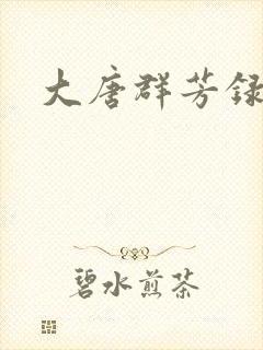 大唐群芳录