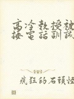 高冷教授被罚边接电话训诫文最新章