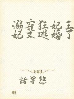 溺宠狂妃王爷王妃又逃婚了