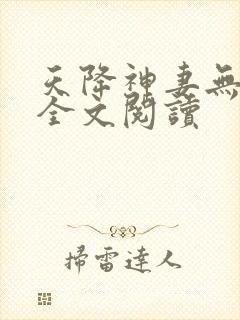 天降神妻无删减全文阅读