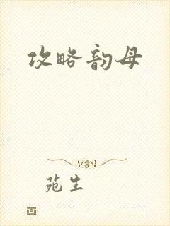攻略韵母