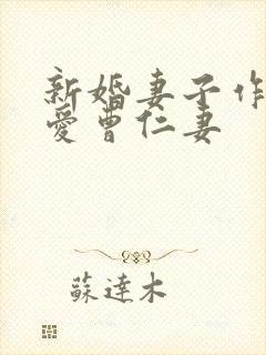 新婚妻子作者我爱曹仁妻