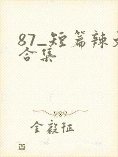 87_短篇辣文合集