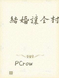 结婚让全村人C封面