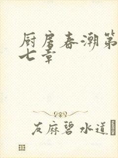 厨房春潮第三十七章