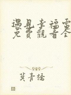 遇见幸福电视剧免费观看全集高清