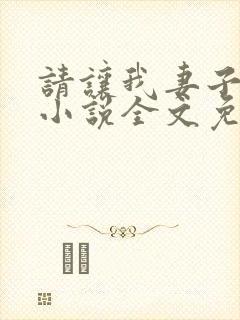 请让我妻子堕落小说全文免费阅读
