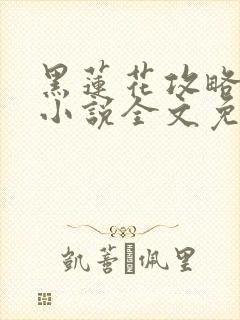 黑莲花攻略手册小说全文免费阅读笔趣阁