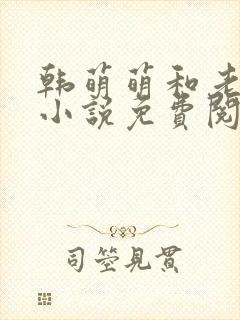 韩萌萌和老刘的小说免费阅读