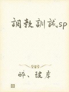 调教训诫sp文