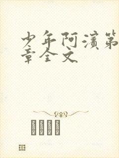 少年阿滨第13章全文