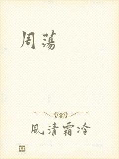 周荡封面