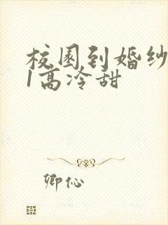 校园到婚纱1V1高冷甜