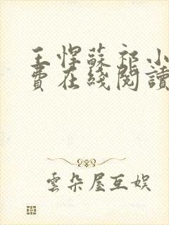 王悍苏祁小说免费在线阅读