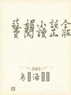 苏媚小说全文免费阅读正版无弹窗封面