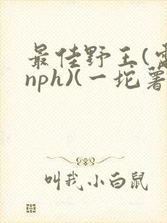 最佳野王(电竞nph)(一坨薯饼)_无拼音封面